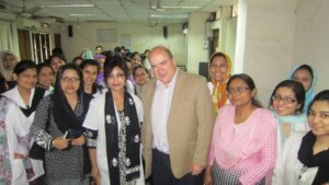 Mr Andrew Sizer lecture in BSMMU organised by RCOG IRC Bangladesh – 2014